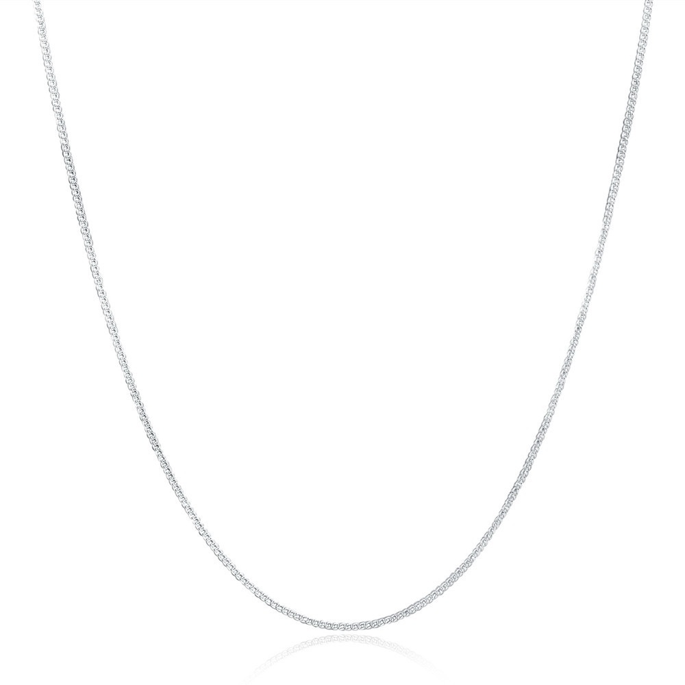 2mm regular Sterling Silver Chain Necklace - Picture 3 of 4